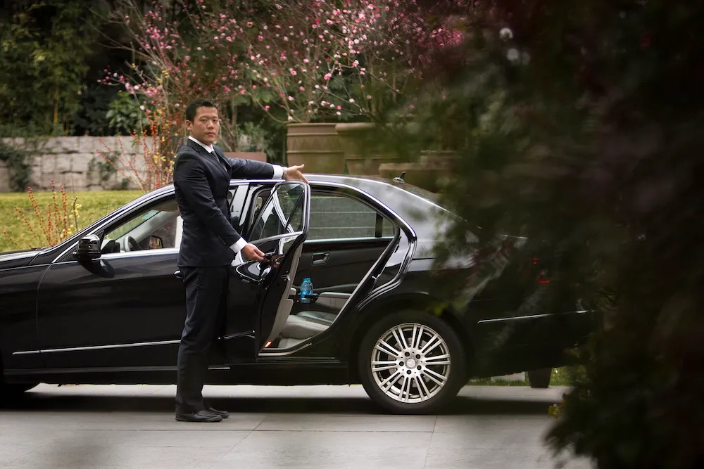 black car